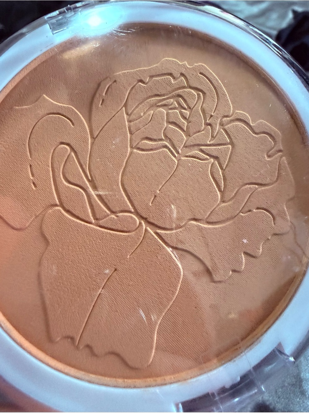 Nicole Miller Floral-Embossed Pressed Bronzer - Warm Bronze